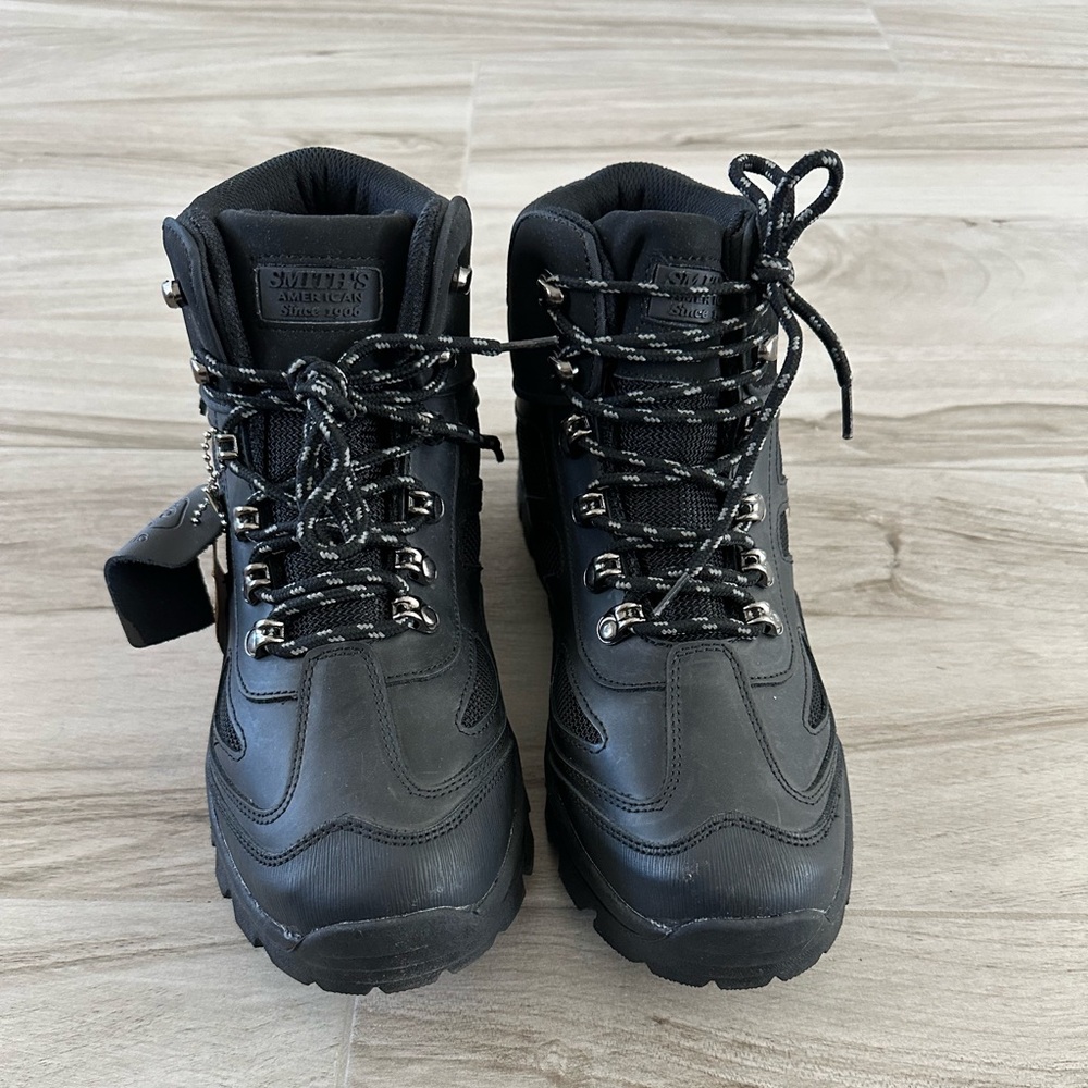 Smith's Black Hiking Boots, Size 9